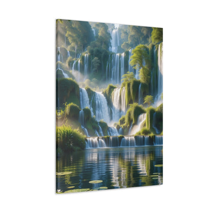 Majestic Waterfalls Art Canvas Ed. 10