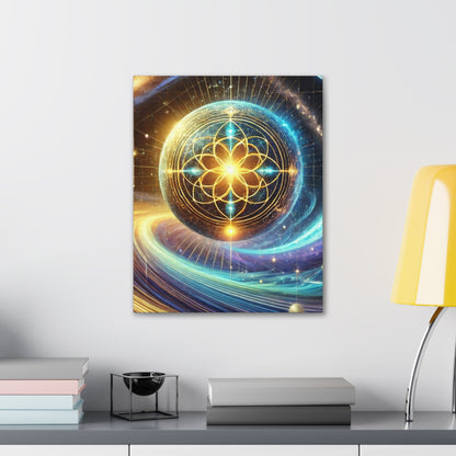 Sacred Geometry Art Canvas Ed. 55