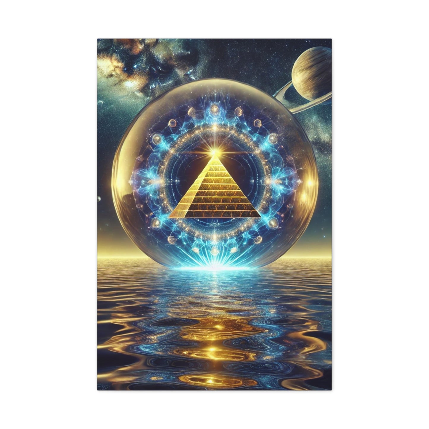 Sacred Geometry Art Canvas Ed. 41