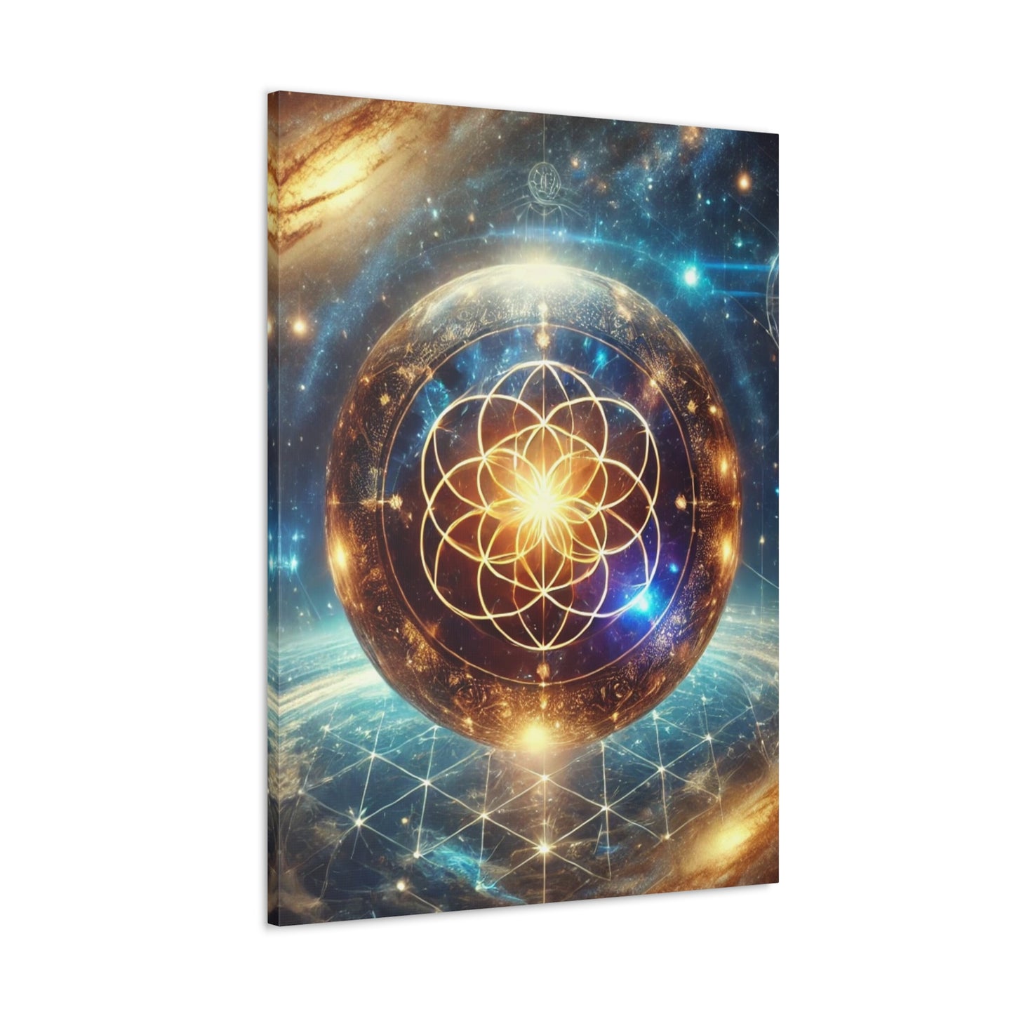 Sacred Geometry Art Canvas Ed. 53