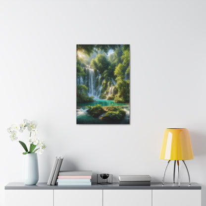 Majestic Waterfalls Art Canvas Ed. 3