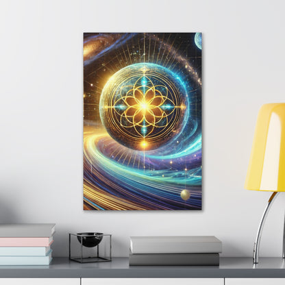 Sacred Geometry Art Canvas Ed. 55