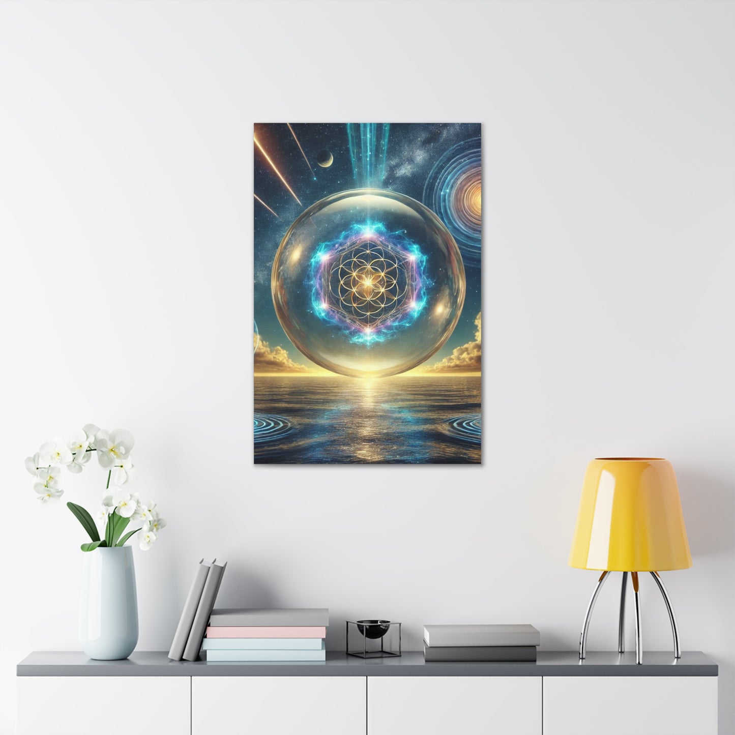 Sacred Geometry Art Canvas Ed. 18