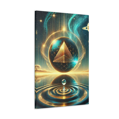 Sacred Geometry Art Canvas Ed. 35