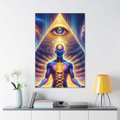 Quantum Entanglement Art Canvas Ed. 17