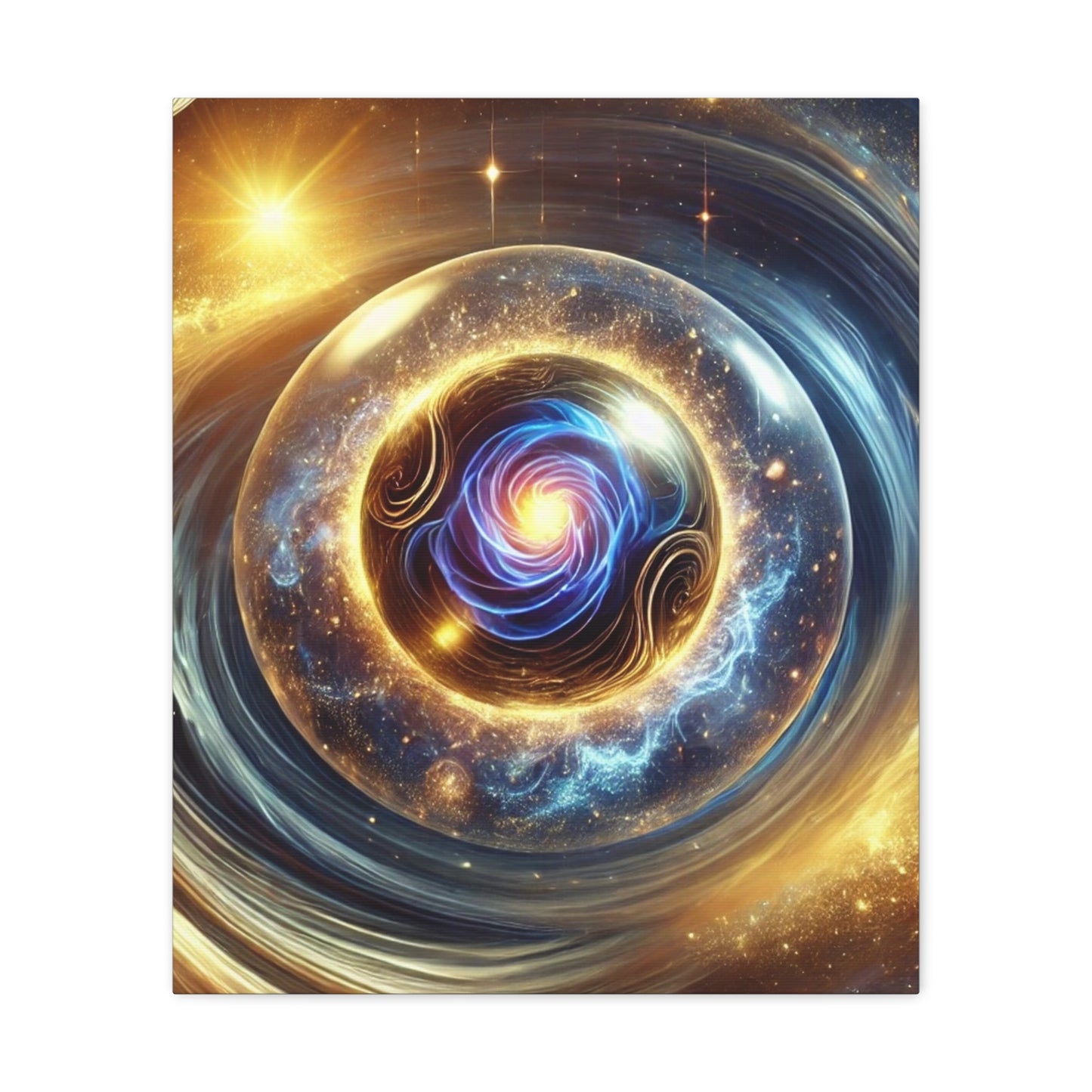 Energetic Orbs Art Canvas Ed. 14