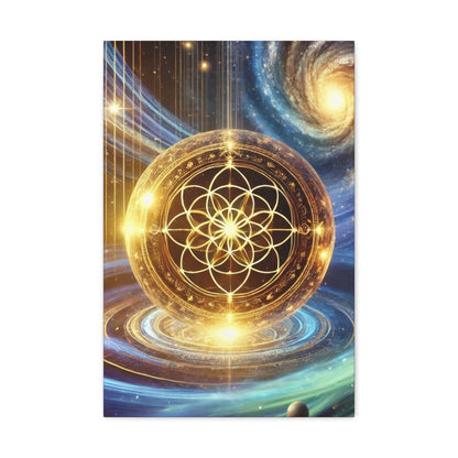 Sacred Geometry Art Canvas Ed. 57