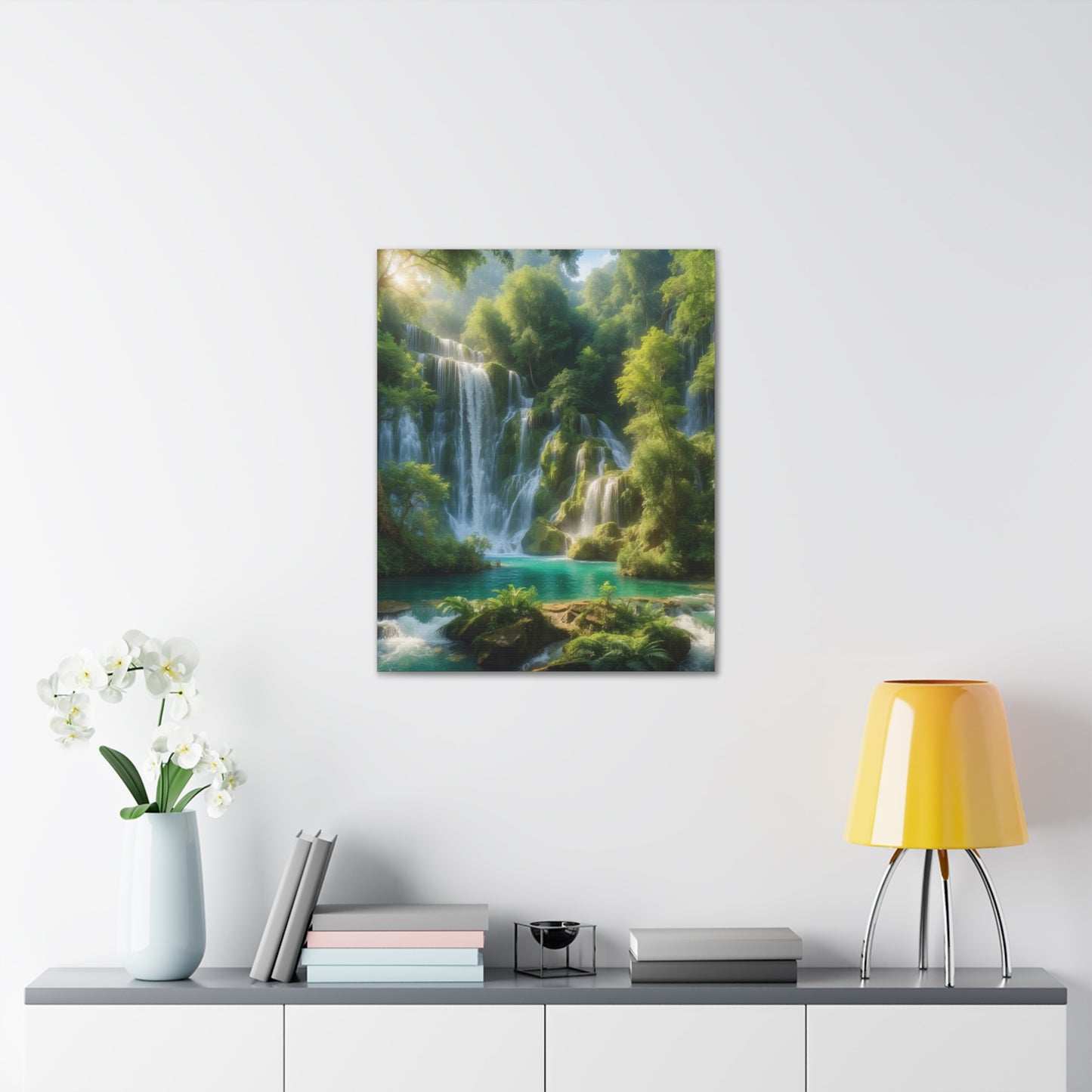 Majestic Waterfalls Art Canvas Ed. 3