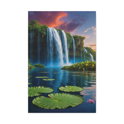 Blissful Lotus Art Canvas Ed. 3