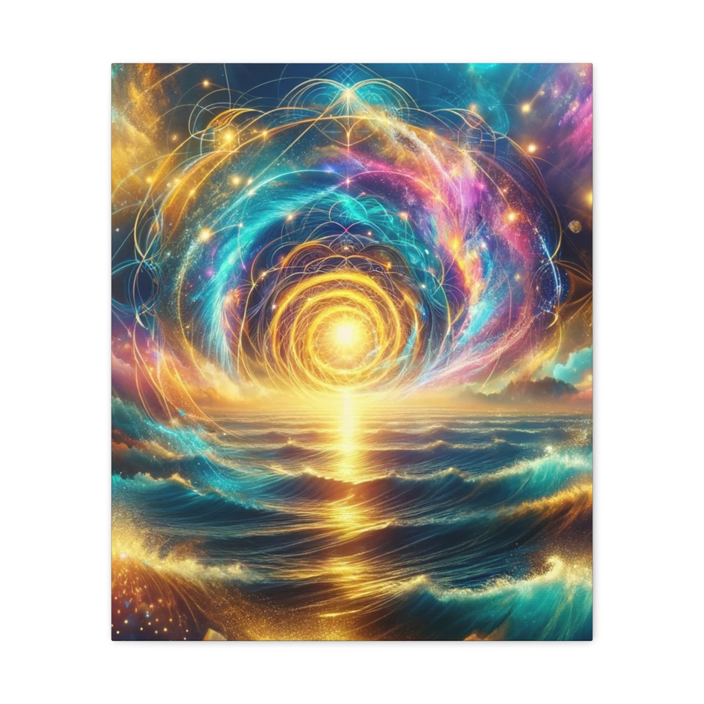 Serene Ocean Art Canvas Ed. 17