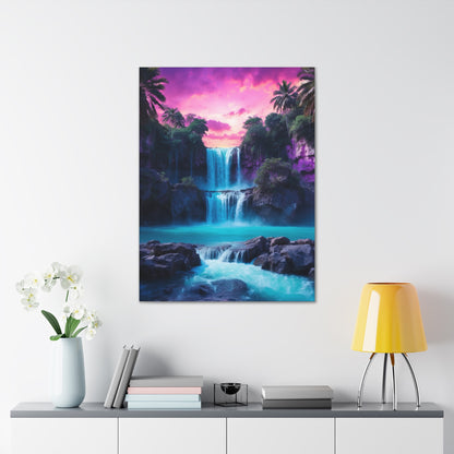 Majestic Waterfalls Art Canvas Ed. 29