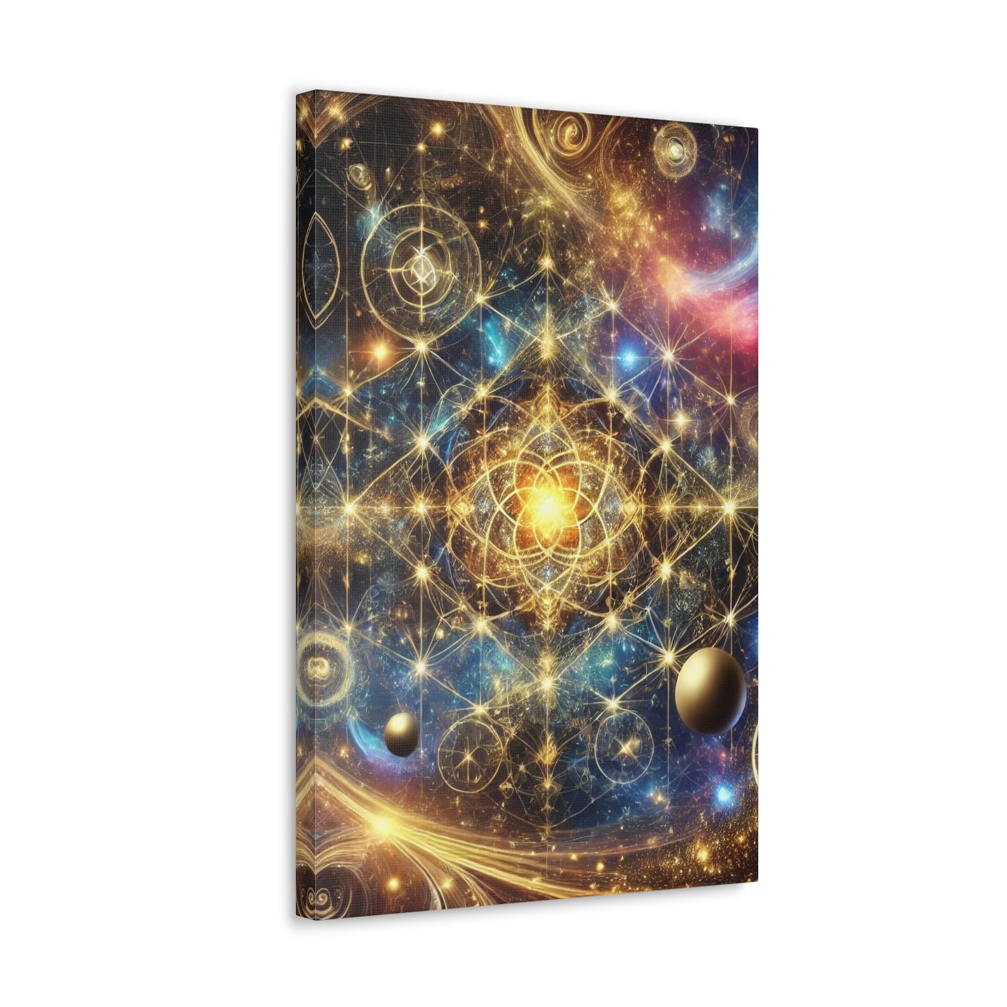 Sacred Geometry Art Canvas Ed. 72