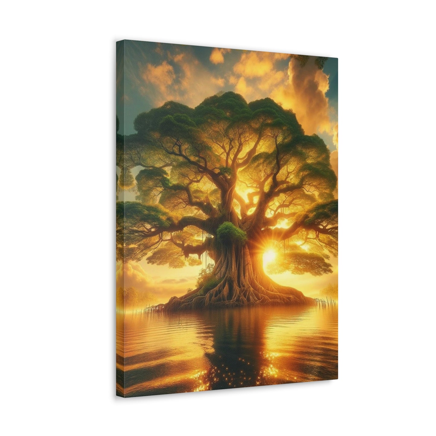 Trees of Light Art Canvas Ed. 4