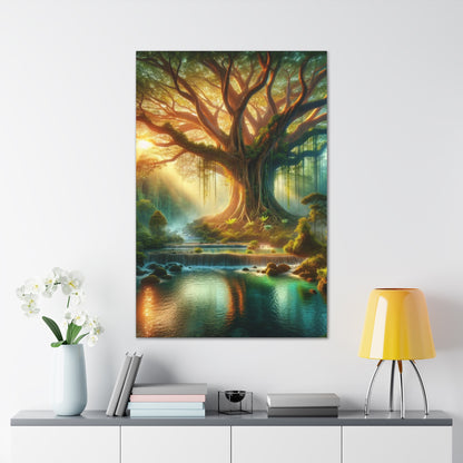 Trees of Light Art Canvas Ed. 19