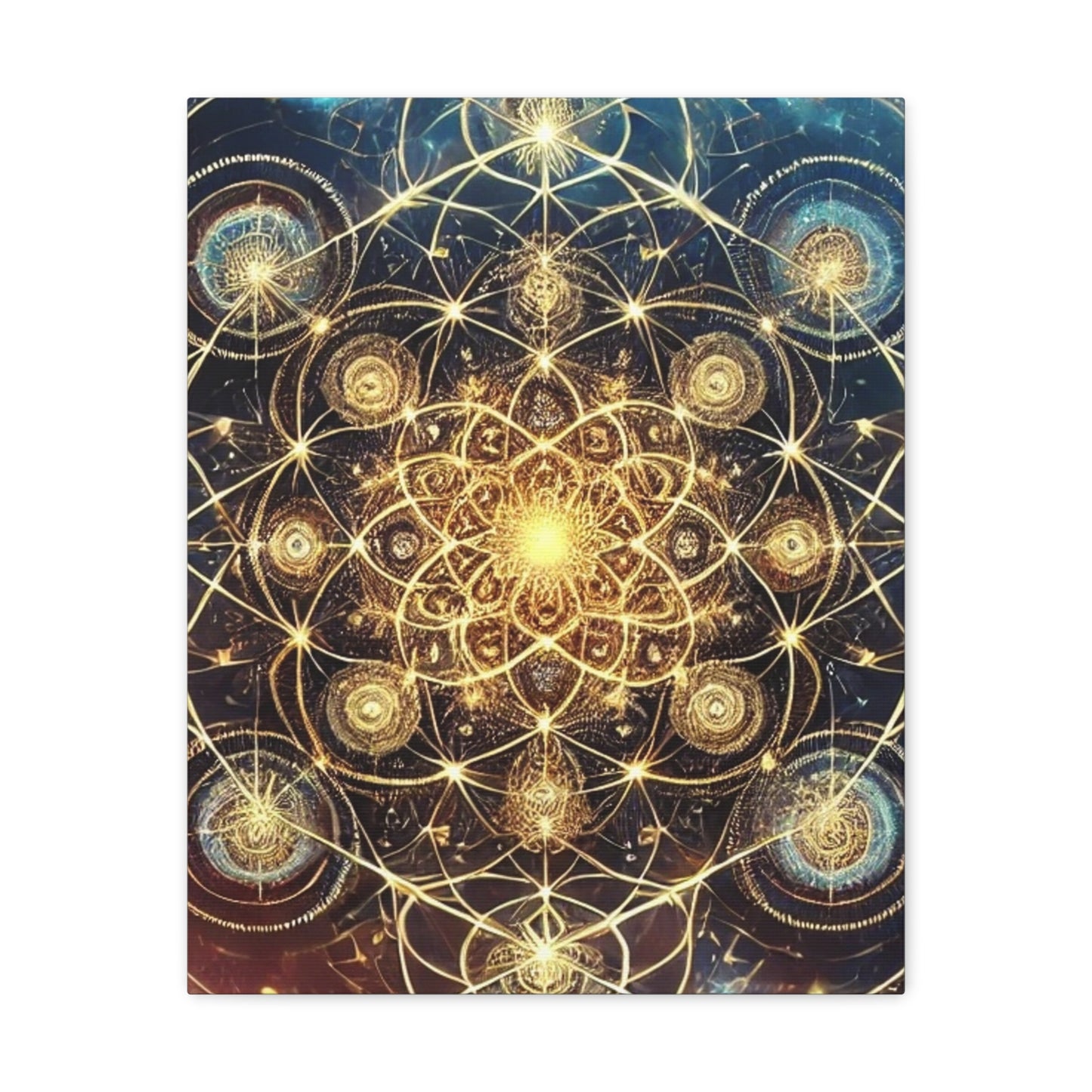 Sacred Geometry Art Canvas Ed. 75