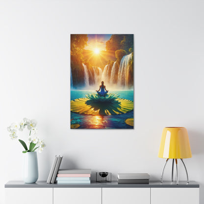 Blissful Lotus Art Canvas Ed. 13