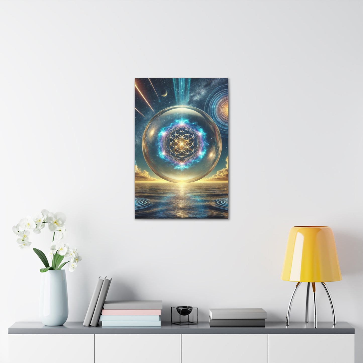 Sacred Geometry Art Canvas Ed. 18