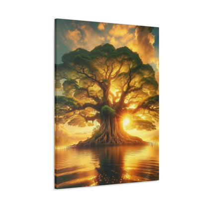 Trees of Light Art Canvas Ed. 4