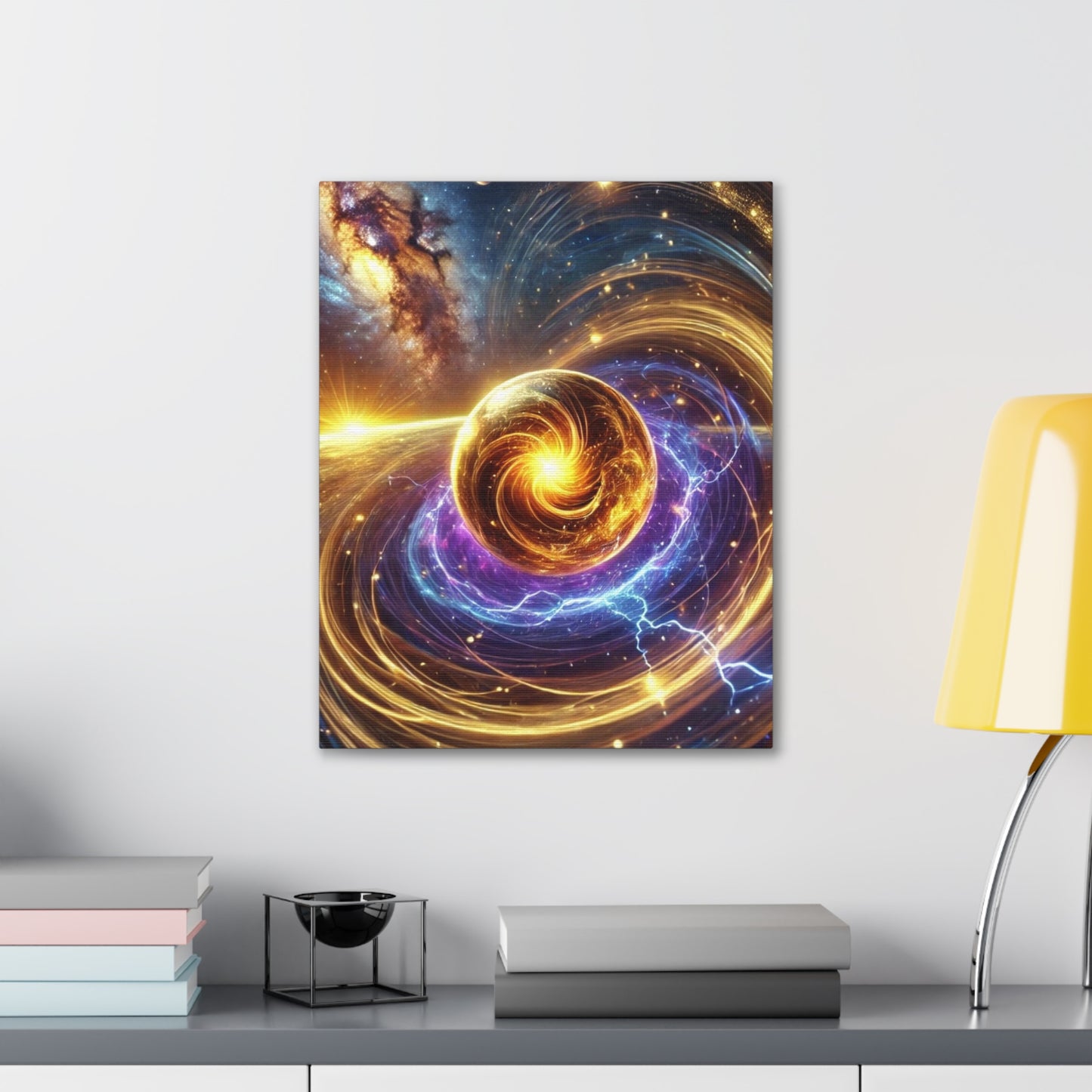 Energetic Orbs Art Canvas Ed. 8