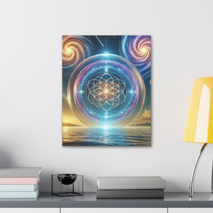 Sacred Geometry Art Canvas Ed. 19