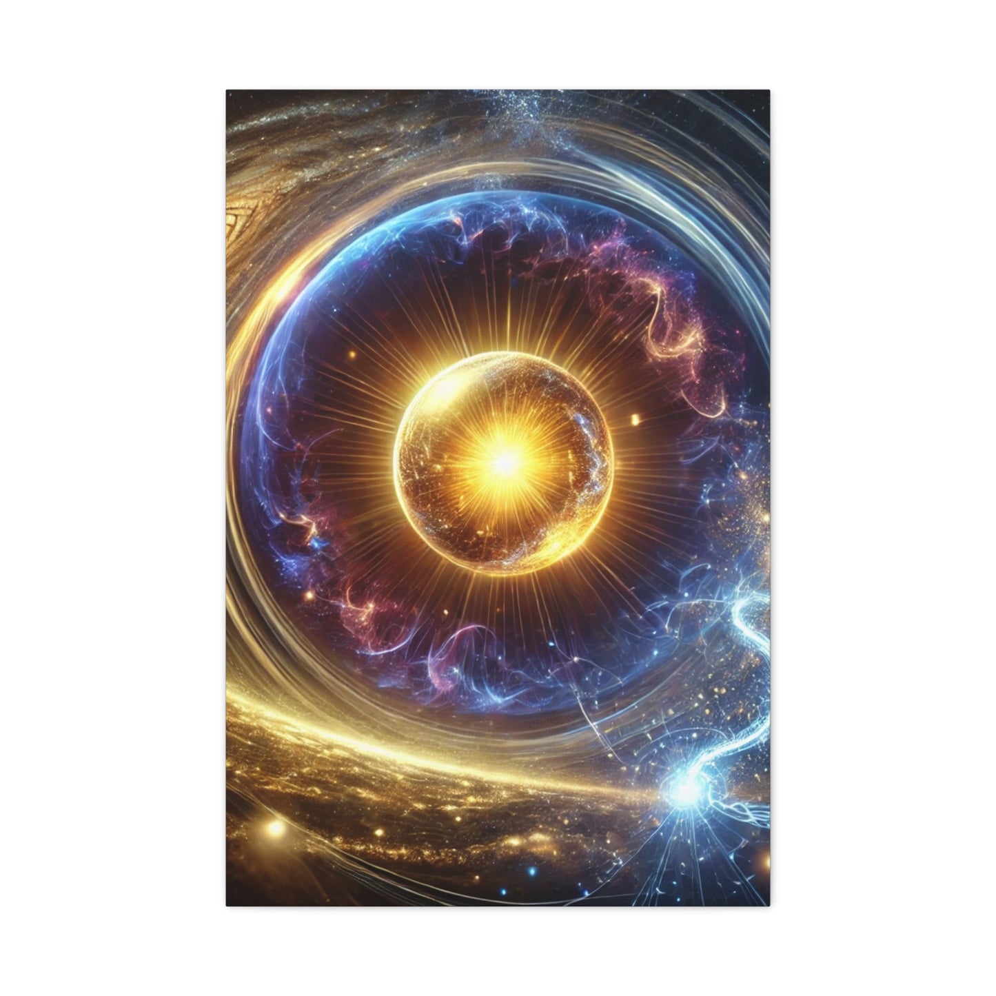 Energetic Orbs Art Canvas Ed. 9