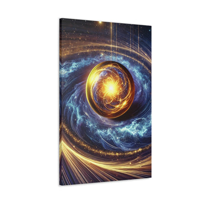 Energetic Orbs Art Canvas Ed. 10