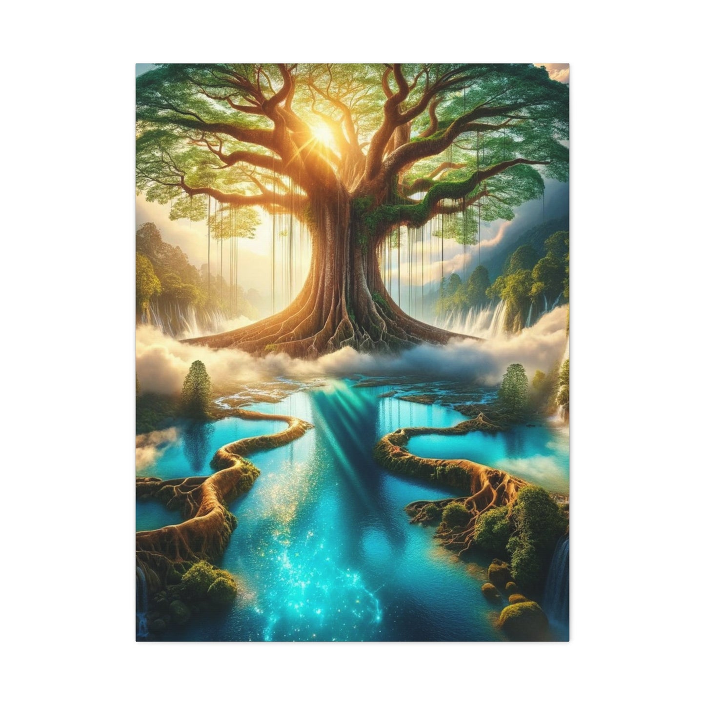 Trees of Light Art Canvas Ed. 11