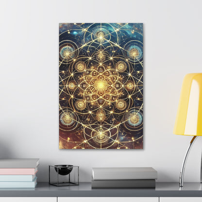 Sacred Geometry Art Canvas Ed. 75