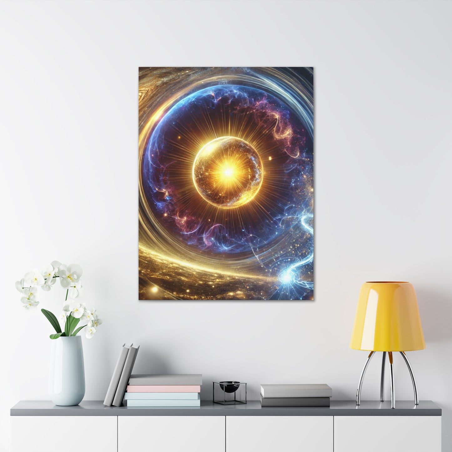 Energetic Orbs Art Canvas Ed. 9