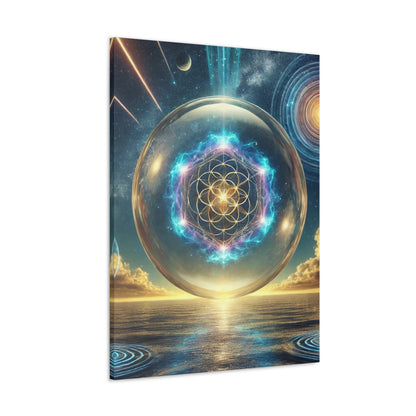 Sacred Geometry Art Canvas Ed. 18