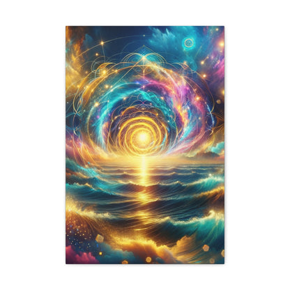 Serene Ocean Art Canvas Ed. 17