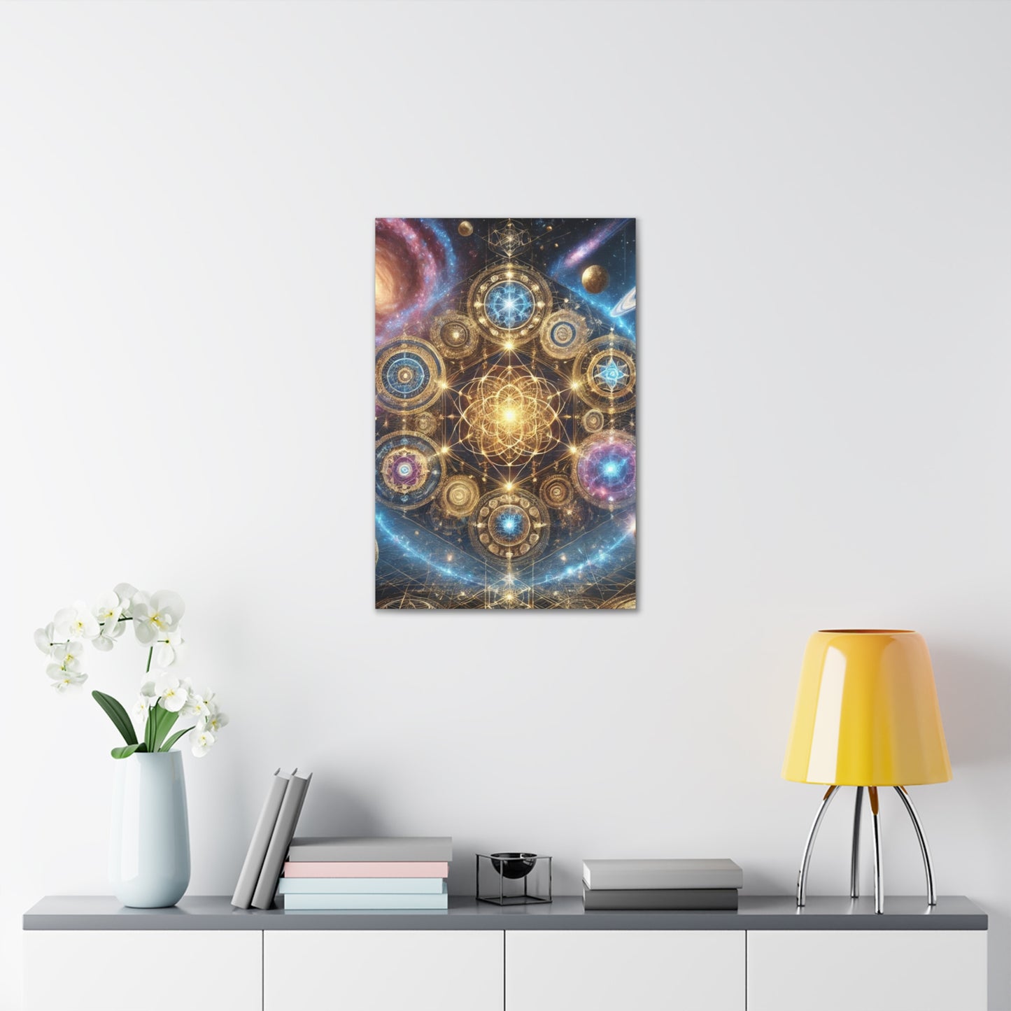 Sacred Geometry Art Canvas Ed. 69