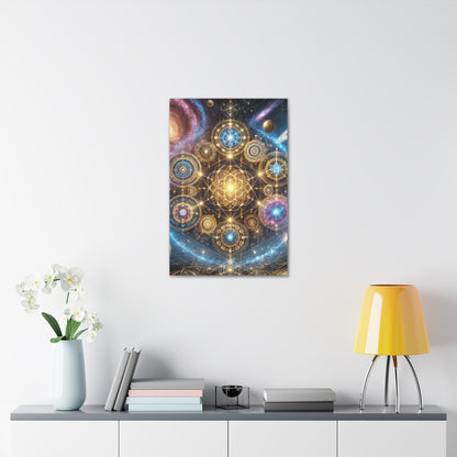 Sacred Geometry Art Canvas Ed. 69