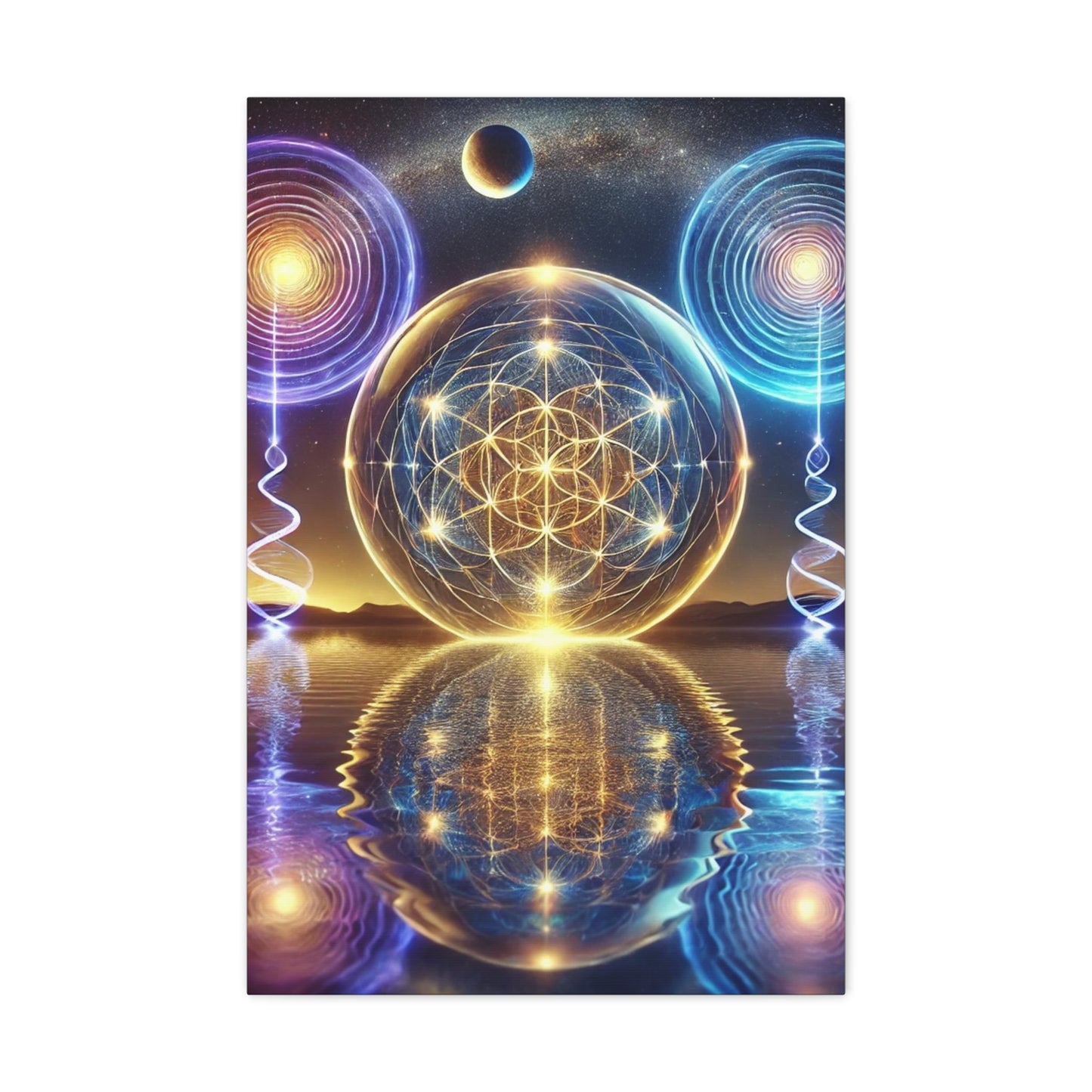 Sacred Geometry Art Canvas Ed. 17