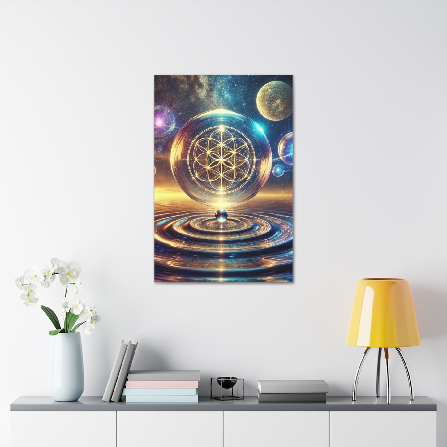 Sacred Geometry Art Canvas Ed. 24