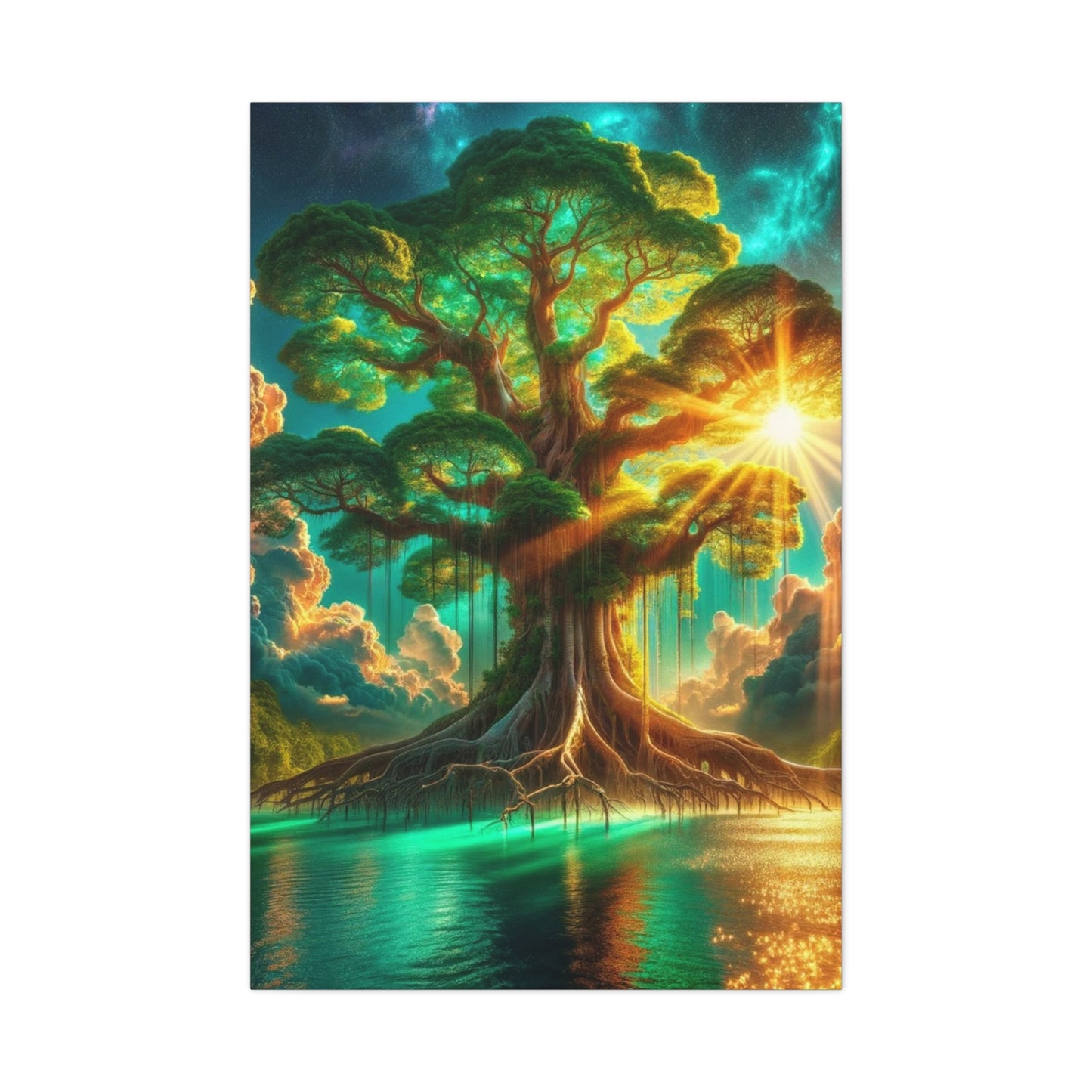 Trees of Light Art Canvas Ed. 12