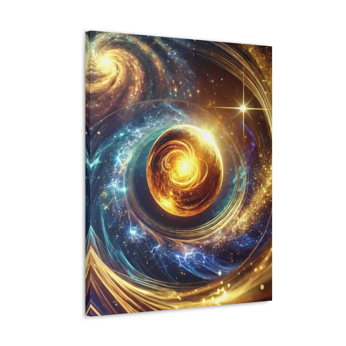 Energetic Orbs Art Canvas Ed. 7