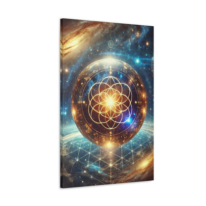 Sacred Geometry Art Canvas Ed. 53