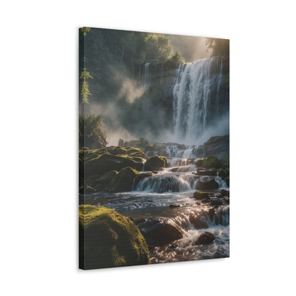 Majestic Waterfalls Art Canvas Ed. 15