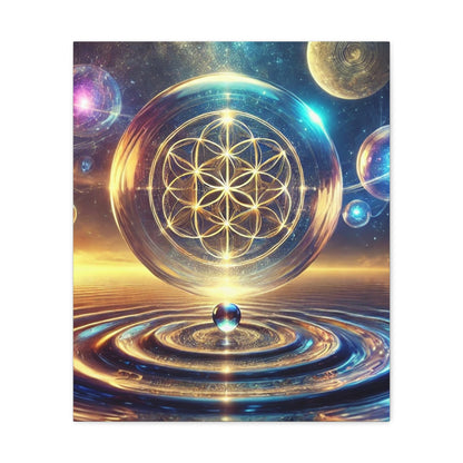 Sacred Geometry Art Canvas Ed. 23