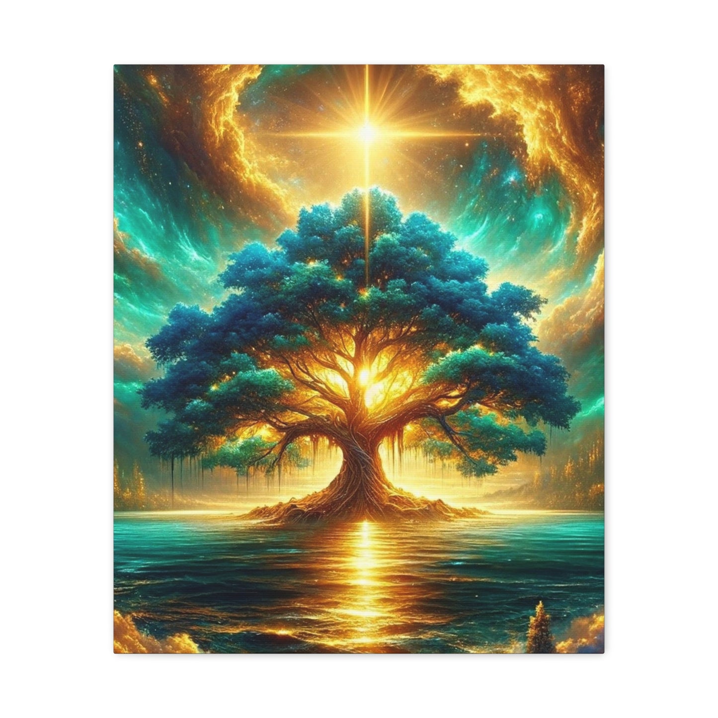 Trees of Light Art Canvas Ed. 10