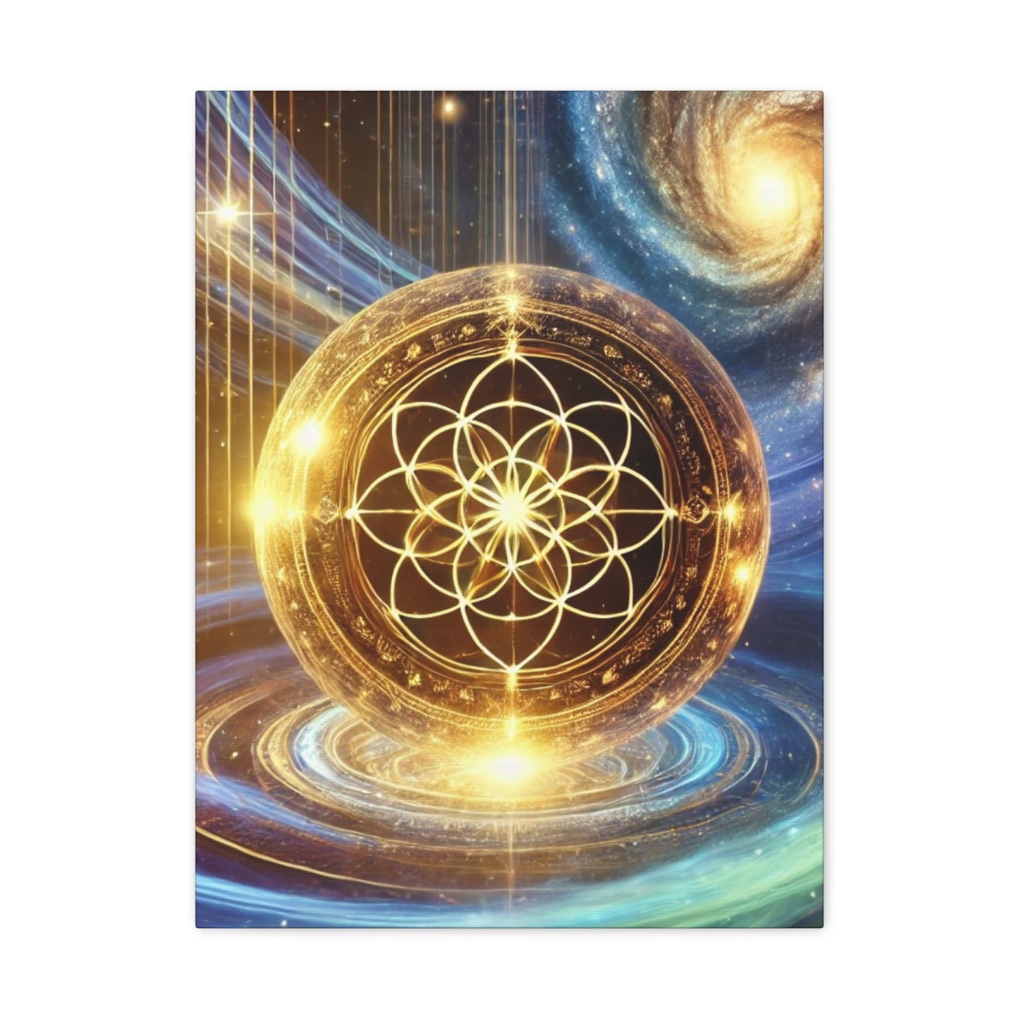 Sacred Geometry Art Canvas Ed. 57