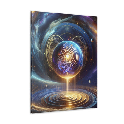 Sacred Geometry Art Canvas Ed. 61