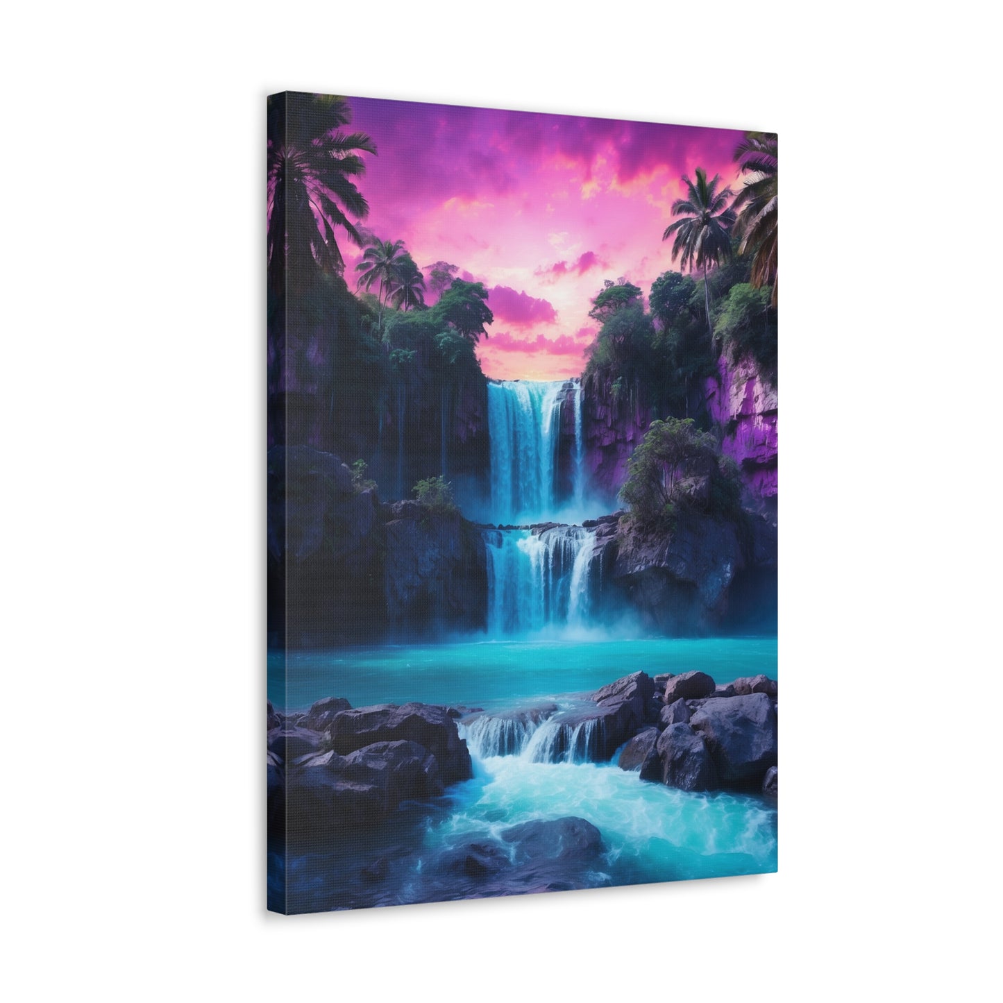 Majestic Waterfalls Art Canvas Ed. 29