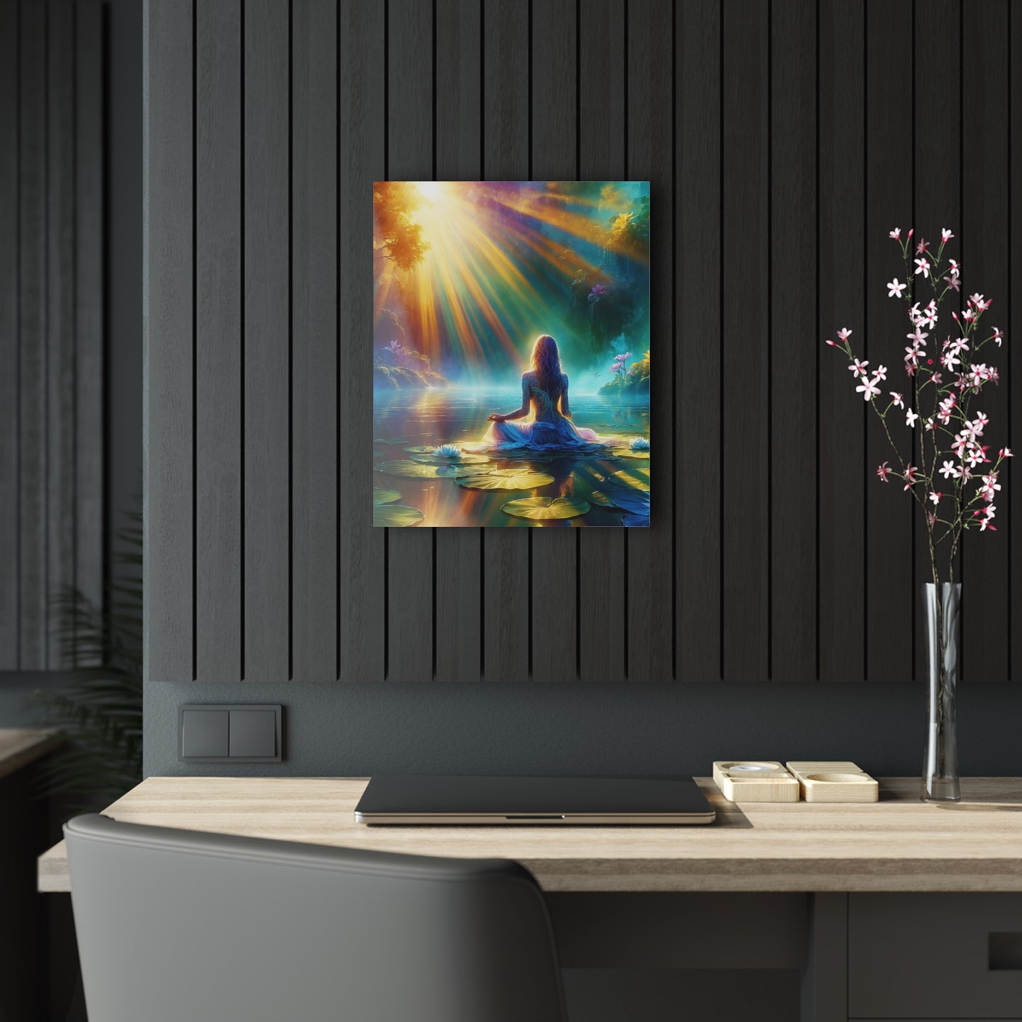 Blissful Lotus Acrylic Print Ed. 5