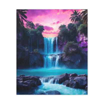 Majestic Waterfalls Art Canvas Ed. 29