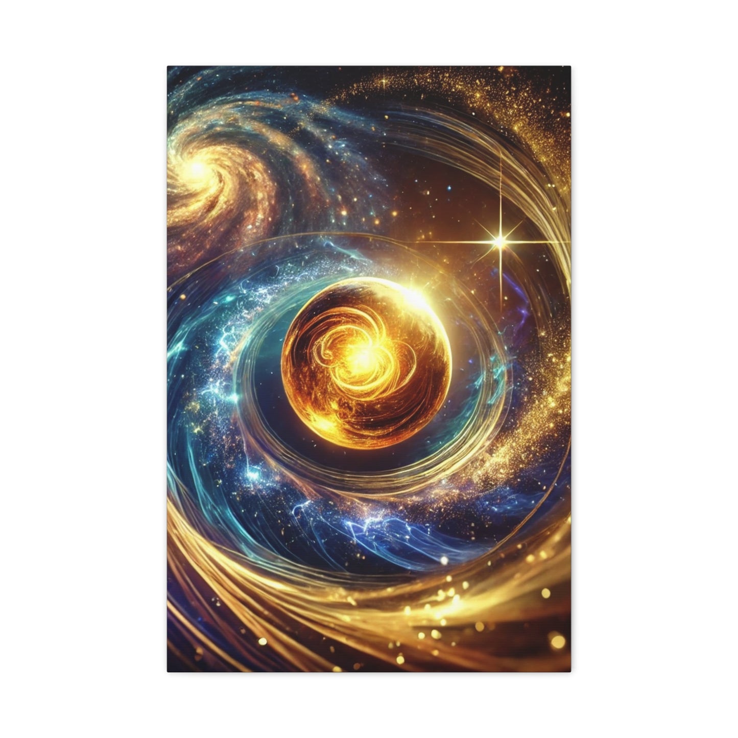 Energetic Orbs Art Canvas Ed. 7