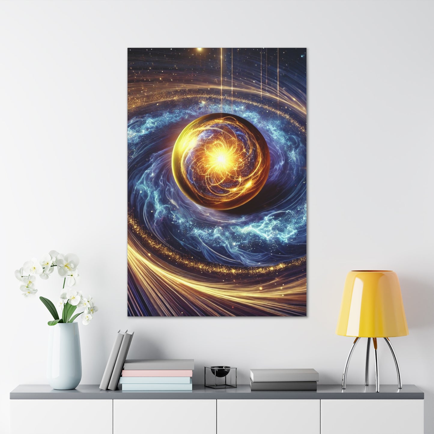 Energetic Orbs Art Canvas Ed. 10