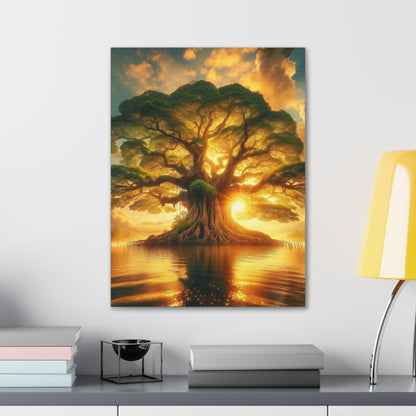 Trees of Light Art Canvas Ed. 4