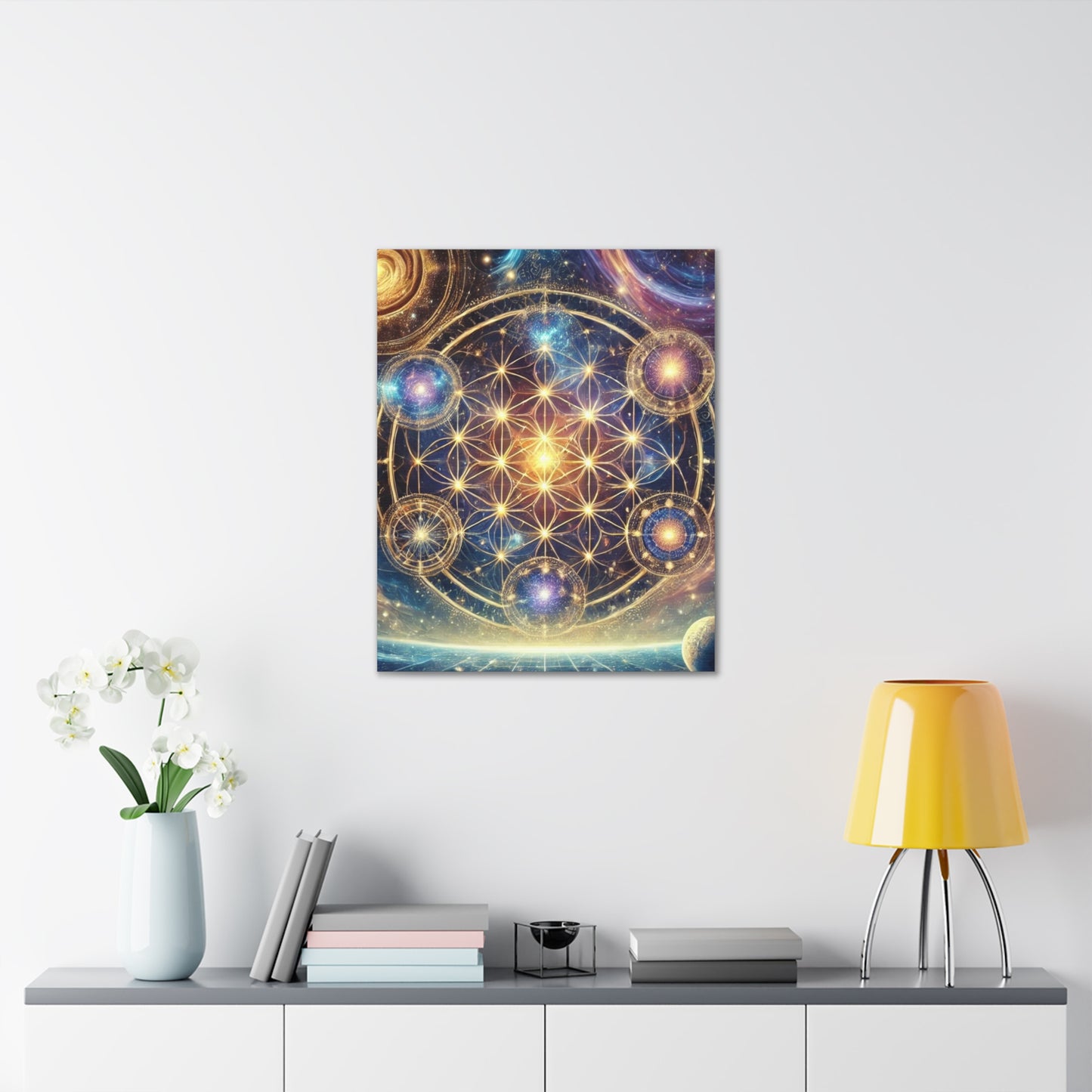 Sacred Geometry Art Canvas Ed. 74